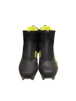 Used Fisher Boys NNN XC Ski Boots Black W 07-07.5 / JR 05.5-06