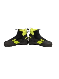Used Fisher Boys NNN XC Ski Boots Black W 07-07.5 / JR 05.5-06