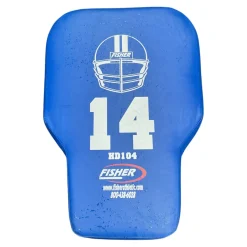 Used Fisher HD104 CONTOUR BODY SHIELD FB Blocking Pad Royal Blue
