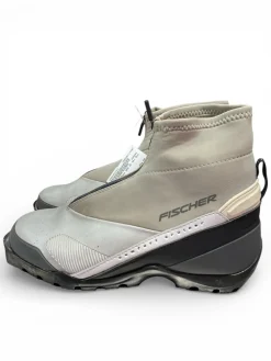 Used Fisher Mens SNS XC Ski Boots Grey M 08.5-09 / W 09-09.5