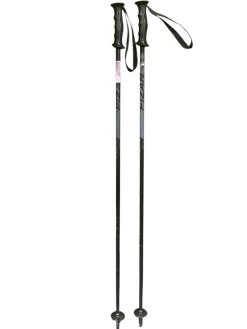 Used FIZAN ACTION Boys DH Ski Pole Black 100 cm / 40 in