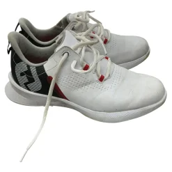 Used Foot Joy Jr Golf Shoes White Junior 05