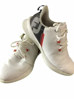 Used Foot Joy Jr Golf Shoes White Junior 03