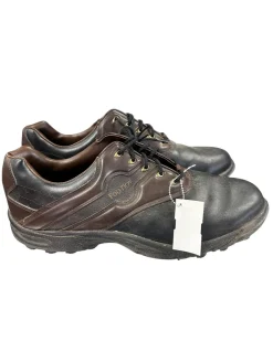 Used Foot Joy Mens Golf Shoes Black Senior 15