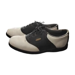 Used Foot Joy Mens Golf Shoes White Senior 10.5