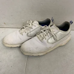 Used Foot Joy Mens Golf Shoes White Senior 10.5