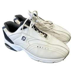 Used Foot Joy Mens Golf Shoes White Senior 10
