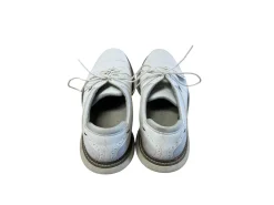 Used Foot Joy TRADITIONS Mens Golf Shoes White Senior 10.5
