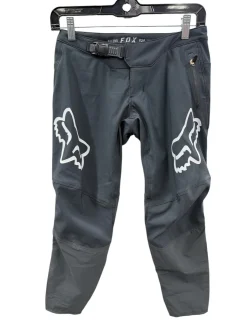 Used FOX DEFEND- 26 WAIST Youth Bottom Black MD