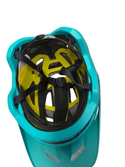 Used Fox HFB4.5 SPEEDFRAME 59CM-63CM Bike Helmet Teal LG mfg 04/2021