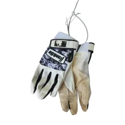 Used Franklin BATTING GLOVES ADULT MD BB/SB Batting Gloves White MD