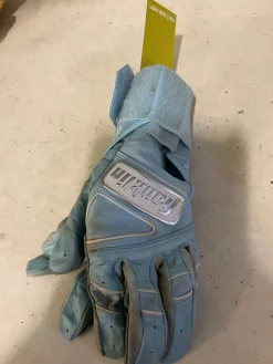 Used Franklin BB/SB Batting Gloves Royal Blue LG