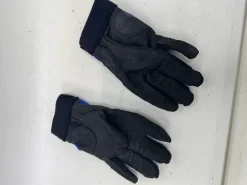 Used Franklin BB/SB Batting Gloves Black And Royal Blue MD