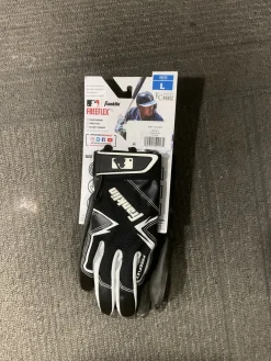 Used Franklin BB/SB Batting Gloves Black SM