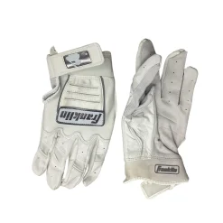 Used Franklin BB/SB Batting Gloves White MD