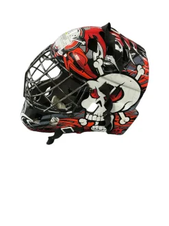 Used Franklin FRANKLIN GOALIE MASK FH Facial Protection Black Junior