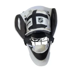 Used Franklin GFM 1500 STREET HELMET Youth Goalie Helmet/Mask White One Size