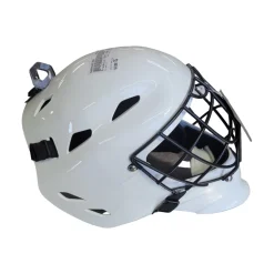 Used Franklin GFM 1500 STREET HELMET Youth Goalie Helmet/Mask White One Size