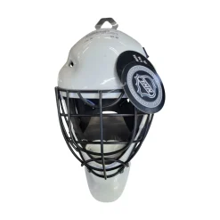 Used Franklin GFM 1500 STREET HELMET Youth Goalie Helmet/Mask White One Size