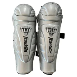 Used Franklin THT Senior Shin Guards Grey 15"