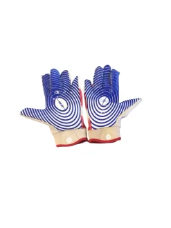 Used Franklin YOUTH RECEIVER GLOVES FB Gloves White/Red/Navy XS