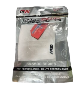 Used Gamewear Hockey Sock White 22"