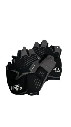 Used Garneau AIR GEL ULTRA Bike Hand Pads Black LG