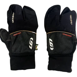 Used Garneau ERGO AIR Bike Gloves Black LG