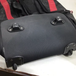 Used GB PADDED WHEELED SOFT TRAVEL BAG Travel Bag Red And Black