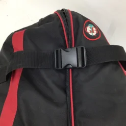 Used GB PADDED WHEELED SOFT TRAVEL BAG Travel Bag Red And Black