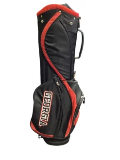 Used GEORGIA Mens Stand Bag Black