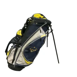 Used Golden Bear GOLF STAND BAG Mens Stand Bag Navy Blue