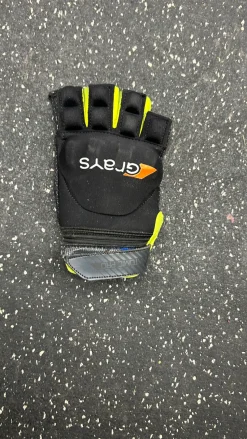 Used Grays Field Hockey ANATOMIC PRO FH Gloves Black 6"