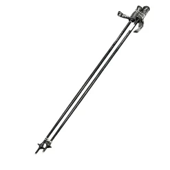 Used GRIPON SUBLIGRAP TECH SKI POLES Mens DH Ski Pole Black 125 cm / 50 in