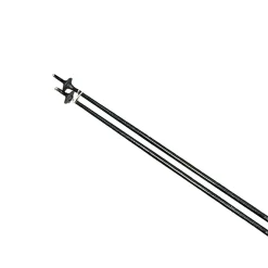 Used GRIPON SUBLIGRAP TECH SKI POLES Mens DH Ski Pole Black 125 cm / 50 in
