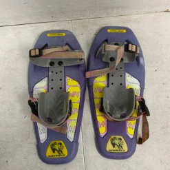 Used GRIZZLY LITTLE BEAR Snowshoes Boys Purple 15"
