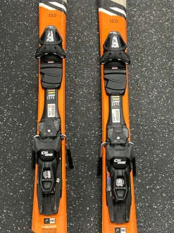 Used Head AMBITION SKIS Mens DH Ski/Binding Orange 150 cm