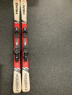 Used Head AMBITION SKIS Mens DH Ski/Binding Red 170 cm