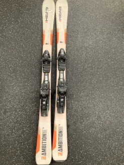 Used Head AMBITION SKIS Mens DH Ski/Binding Orange 150 cm