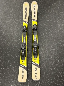 Used Head AMBITION SKIS Mens DH Ski/Binding Yellow 140 cm