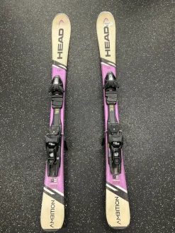 Used Head AMBITION Womens DH Ski/Binding Purple 130 cm