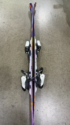 Used Head BEST FRIENDS Girls DH Ski/Binding Purple 117 cm