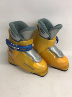 Used Head CHILDRENS SKI BOOTS Girls DH Ski Boot Yellow 160 MP - Y09