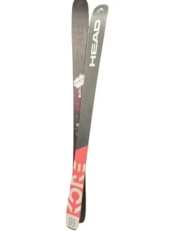 Used Head KORE 99 Mens Skis Only Maroon 171 cm