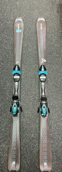 Used Head PURE JOY Womens DH Ski/Binding Carolina Blue 158 cm