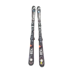 Used Head REV 7S SKIS 170CM/ TYROLIA PR10 BINDINGS Mens DH Ski/Binding Black 170 cm