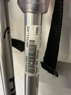 Used Head SKI POLES Womens DH Ski Pole Grey 125 cm / 50 in