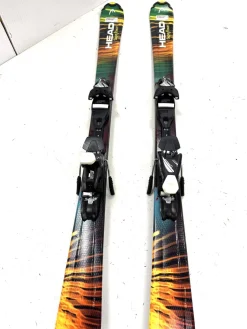 Used Head SUPER POWER Boys DH Ski/Binding Black 137 cm