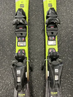 Used Head SUPER SHAPE TEAM Boys DH Ski/Binding Yellow 87 cm