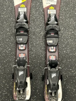 Used Head SUPER SHAPE TEAM Boys DH Ski/Binding Yellow 67 cm